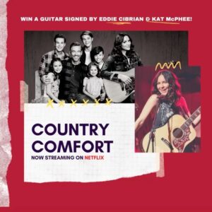 Eddie Cibrian Instagram - Y’all wanna a chance to win a signed #countrycomfort 🎸 !??
Here’s what you need to do: 
- swipe right and screenshot  the second graphic on this post 
- Share it to your IG 
- Tag me, @katharinefoster and @netflixfamily using the hashtag #countrycomfort so we can see it! That’s all!! 
- The winner will have the guitar shipped to their doorstep! 
Good luck y’all 🎸🤠 #countrycomfortstreamingnow