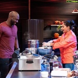 Eddie Jackson Instagram - Nurse and home cook, Helena, will have to handle the pressure in order to deliver a dish worthy of the win when she faces-off against celebrity chef and restaurateur @maneetchauhan 

This episode of #Outchefd premieres tomorrow Tuesday, November 15th at 10|9c on @foodnetwork