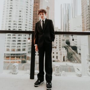 Eden Riegel Instagram - So… this happened. Still processing. We are beyond proud of this amazing kid. He worked so hard (without having to be reminded once!) and was actively involved in planning even small details of his Bar Mitzvah. He learned Hebrew for the first time, and read his portion, sang, and recited numerous prayers beautifully, with characteristic polish and panache. He even accompanied the service on Viola at times, and arranged his parts by ear. (Thanks to @jenniyael and @brandonemusic!) To witness my child coming of age is a blessing. He was (is) magnificent and our hearts so full!

Photos by the incredible @thelittlealli 
Thank you to Cantor Rebekah Mirsky @rebekahmirsky for the beautiful service and guidance!