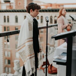 Eden Riegel Instagram - So… this happened. Still processing. We are beyond proud of this amazing kid. He worked so hard (without having to be reminded once!) and was actively involved in planning even small details of his Bar Mitzvah. He learned Hebrew for the first time, and read his portion, sang, and recited numerous prayers beautifully, with characteristic polish and panache. He even accompanied the service on Viola at times, and arranged his parts by ear. (Thanks to @jenniyael and @brandonemusic!) To witness my child coming of age is a blessing. He was (is) magnificent and our hearts so full!

Photos by the incredible @thelittlealli 
Thank you to Cantor Rebekah Mirsky @rebekahmirsky for the beautiful service and guidance!