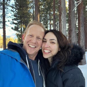 Eden Riegel Instagram - A year of selfies with my sweetie to celebrate the day of his birth! This year has been a toughie. Like, yikes! Sometimes it felt like we were just surviving, and barely at that. But new challenges meant seeing him rise to the occasion and step up for our family again and again. He just keeps finding new ways to make me fall in love with him. Our partnership means we’re never alone facing obstacles, difficulties are more tolerable because they are shared, we have each other to take on burdens when one of us doesn’t feel strong enough. This year I asked Andrew to be funny and silly and let his wit shine even when I’m sad — maybe especially when I’m sad — and he’s found the strength to do it, because I asked. His ability to stay buoyant in hard times is what makes him the backbone of our family. His sense of humor is our secret weapon. There’s no one else on earth I can imagine walking through this life with. It just wouldn’t be this good. Please join me in wishing this wonderful, deserving person a very happy birthday!