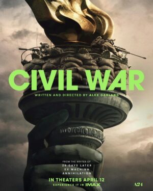 Edgar Wright Instagram - Alex Garland's urgent and intense #CivilWar grabs you by the throat and forces you to watch. A vivid near-future shock shot through a very subjective lens, I saw shades of Gillo Pontecorvo's immediacy laced with John Carpenter's sly satire. See it large and loud. It's powder keg cinema.