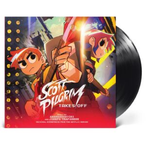 Edgar Wright Instagram - If you have been digging the music in the new  #ScottPilgrimTakesOff show, then you I know you will also dig the vinyl version of the official soundtrack with the marvellous score by @joecomposer and @anamanaguchi_official along with all the needle drops and bonus tracks. Plus this edition includes the fiendishly catch title song by @necry_talkie_official amongst many other gems. All lovingly put together by @radiomaru @bdgrabinski and the fine folks at @lakeshorerecords. 

The Amazon link to PRE-ORDER is in my stories, but your favourite record retailers should have it too. Don’t ask me tough question about international shipping as I am not sure. But maybe the good folks at @lakeshorerecords will know the answers I do not!

It drops April 26th, but until then enjoy all the packaging porn xxx