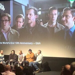 Edgar Wright Instagram - What a fantastic night at BFI Southbank with two packed screenings of #TheWorldsEnd for its 10th anniversary. So lovely to be onstage with @simonpegg @friedgold and Eddie Marsan, and bonus fight choreographer @damienwalters. Thanks too for @ctah1976’s expert moderating and all the great staff at the @britishfilminstitute who make this all so easy and fun. 

And, most importantly, thanks to the audiences! We had a total blast. If you were there, please leave any thoughts on the Q&A and seeing the movie again.

Love you all. Let’s boo boo x

Photos by @eamonnmc @gettyimages and also @darren_baker_photography @GEMDOLLA @LUCYS359 @lizep71.