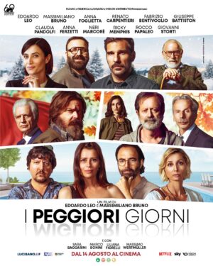 Edoardo Leo Instagram - #ipeggiorigiorni sará al cinema dal 14 agosto aderendo all’iniziativa Cinema Revolution che prevede il costo del biglietto a 3.50€
Felice di aver diretto un cast incredibile insieme a  @massimilianobruno2020
In questo progetto condiviso c’è il lavoro di un gruppo di autori, sceneggiatori, attori, compositori, costumisti, scenografi, attori che lavorano insieme da decenni, dagli esordi, da quando banalmente si “sognava” di poter fare il cinema per mestiere. E che si sono incoraggiati e tenuti per mano quando tutto sembrava non funzionare. È un progetto che viene da lontano. Quelli bravi la chiamano ‘factory’. Ma è molto di più. Ci sta dentro amicizia, affetto, amori, legami, strappi, discussioni, sogni, vita. E dopo tanti anni continuare a collaborare ancora con questi ‘ragazzi’ è una grande gioia. 
E questo film è il frutto di tutto questo. 
Buon cinema d’estate a tutti!

@marcoboniniofficial 
@annaferzetti 
@missipanda 
@foglietta.anna 
@nerimarcoreofficial 
@roccopapaleoufficiale 
@giovanni.storti.ufficiale
@ele.minesso 
@misusmusic 
@mauriziofilardo 
@soniapeng