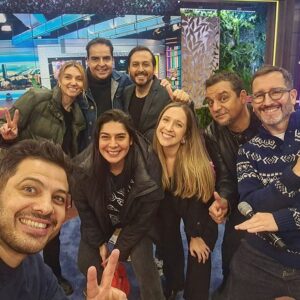 Eduardo Fuentes Instagram - Acá con parte del equipo matinal @buenosdiasatodoscl en el Día De Los Patrimonios!