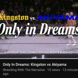 Eduardo Moore Instagram - Thank you  wrestling with the narrative.  It is humbling when people take time out of there day to do anything featuring me. But more importantly thatn me reaching a dream I hope I inspire people not just do what they dream but for the wrestling, to fall in love with Puroresu and the Kings of the Kings Road style that I walk.