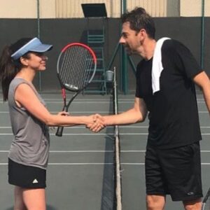 Eduardo Videgaray Instagram - Reímos y jugamos. Querida Verónica Toussaint gracias por tantos años de amistad y felicidad. Nos vemos en la siguiente cancha.