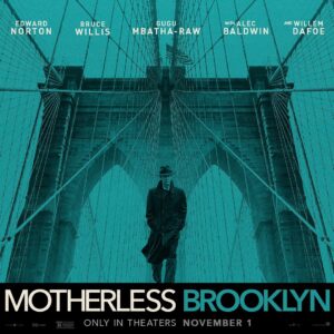 Edward Norton Instagram - Trailer for @motherlessbklyn is here.  Link in bio to see it. So many talented folks grace this film with their great work.  @gugumbatharaw @alecbaldwininsta @bobby_cannavale @lesliemann , Willem Dafoe, Bruce Willis, Michael K Williams, Cherry Jones, Dallas Roberts, Ethan Supplee, Josh Pais. Very privileged to have had all these brilliant actors come together.