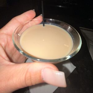 Edy Modica Instagram - chocolate martini ✅ 
grilled heart of eggs ✅
onion volcano ✅
friends… improv Family* ✅
