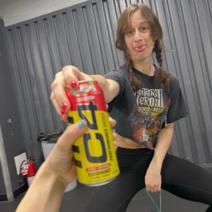 Edy Modica Instagram - went to gym with jill and got faded on weed and skittles c4. feeling in love with the effects! beat up the foam man then we shared rap songs in the car! pretty great. i recommend peeping jill’s ab. plur.