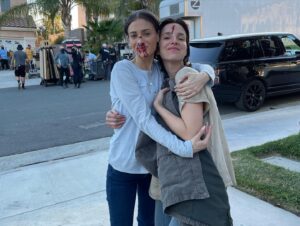 Efrat Dor Instagram - Seen latest @mayansfx episode? Saying goodbye to AGENT LINARES ⚠️ loved working with this one @carlabaratta 🖤