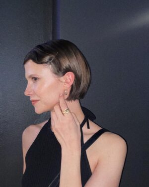 Eili Harboe Instagram - Dress: @atelier_hinode 
Jewellery: @david_andersen 
Hair and make-up: @mia__mua_