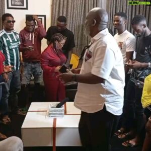 Ejike Asiegbu Instagram - Celebrity guest directing proceedings in the buildings