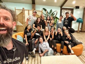 Elan Gale Instagram - tomorrow is the premiere of season 3 of FBOY Island, and I want to take a moment to thank our incredible producing team. this (and a few more who are missing from this photo you know who you are and we adore you) team right here makes up just a fraction of the incredible group of talented people who lent us their talents all summer long, making the best season yet of FBOY (and the first season of FGIRL, so buckle up, motherfuckers). 

Some of these producers I’ve been working with for a decade, some for only a few months, but every one of them worked their asses off to make something hilarious and incredible that I’m so so proud to be a part of.

there are also well over a hundred people who worked tirelessly on this show who are not pictured here because when we took this photo they were doing what they do best: making our jobs possible by doing their at an expert level. our HODs and their departments are the best I know, from tech and lighting, to audio and camera ops. we have an incredible AD team, insanely talented and dedicated directors (led by DGA nominated world class hero Michael Shea), a supremely skilled art department, carpenters, electricians, PAs who work their asses off, an insanely delightful hair and makeup team, craft services and caterers who keep us fed and happy, coordinators and production supervisors who keep us on time, cast management and handlers, camera operators and the hardest working ACs and A2s in the game, an amazing casting team, transpo coordinators, travel supervisors, wardrobe experts, an entire brilliant post team who are geniuses, network executives who make this possible, and so many many more.

on top of all of that, 3 incredible leads in @haliokeowo @daniellagrace and @thekatiethurston, 21 fboys and nice guys who put their lives on hold to try and find love (or money 😈) and one of the greatest comedic talents on our generation @nikkiglaser who is the lifeblood of all we do

I hope you tune in tomorrow at 8pm/7c to watch the show on @thecw and as you do please know that hundreds of awesome people really put hard work, sweat, and most importantly, their inimitable talents into this fun and silly little show of ours

♥️♥️♥️