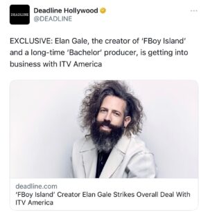 Elan Gale Instagram - prepare yourselves, my friends, because i plan to make a bunch of new terrifyingly addictive television shows for y’all