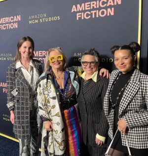 Elena Pinderhughes Instagram - The other night right before the LA premiere of @americanfictionmovie ! 

One of the greatest honors of my life and best decisions I’ve ever made is starting to train in film scoring this year with @laurakarpman and team Art Farm West. I don’t know how I got so lucky but this year Laura asked me if I’d like to start training with her to learn film scoring and I’ve been studying and training with her, @writenewmusic and @ameliaallen8 all year and soaking up as much knowledge as possible. I’m finding new parts of music and the writing process in connection to film and picture that I am falling in love with everyday. Thank you thank you thank you to Laura and team art farm west for taking me under your wing and mentoring me. I don’t have enough words to tell you how special it is and how grateful I am. 

One of my favorite things I’ve gotten to be a part of this year while working and studying with Laura is the score to American Fiction! 

@americanfictionmovie is out today as well as the soundtrack to the score by @laurakarpman ! Catch me on flute and vocals throughout the score 🥹. I loveee this film and am so proud to be a part of it!  Go see the movie and let me know what you think 👀

 @laurakarpman thank you so much for having me be a part of your incredible score and shout out to all of the amazing people who worked on this brilliant movie.