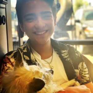 Elias Harger Instagram - My dog is trying to kill me with her breath. 🤣🥴🐶