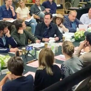 Elias Harger Instagram - I wanted to re-share this video of Bob talking to all of us at the end of Fuller House. He was such a wonderful and kind man. You can see how genuine and caring he was. Even though I was new to the Full House/Fuller House family, he welcomed me and the other kids with open arms. @bobsaget #ripbobsaget