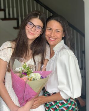 Elisa Strauss Instagram - How is this possible? Off to High School she will go. #yessheistallerthanme