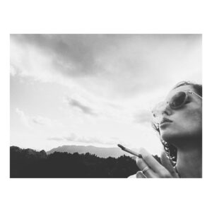 Eliška Křenková Instagram - Do not smoke. 
Touch the sky.
