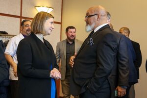 Elissa Slotkin Instagram - This morning, I held my annual meeting with faith leaders from around the district under a new name: The Samantha Woll Interfaith Roundtable.

Sam did for Team Slotkin what came so naturally to her: helping others and serving constituents. She helped set up and implement our internship program, and was a thoughtful and inspiring mentor to the young people who joined our team.

Sam also oversaw a ton of different programs, but her passion was really in interfaith work. At a time when interfaith engagement is needed more than ever, we believed it was the right moment to rename our annual meeting on Martin Luther King Jr. Day and honor her memory for years to come.

May her memory continue to be a blessing, and a moral compass as we continue to work to build bridges across faiths, backgrounds and communities.