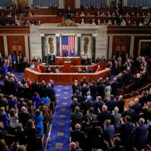 Elissa Slotkin Instagram - Tonight’s speech from President Volodymyr Zelenskyy at the National Archives is a tale of two visits: During his first trip to Washington last December, he was welcomed to the Capitol with open arms — and captured here — to address a joint session of Congress on Ukraine’s fight for its freedom.

Now, nine months later, Speaker Kevin McCarthy rejected President Zelenskyy’s request to address a joint session, and is reportedly considering stripping Ukraine funding out of this year’s budget, to appease his far-right flank.

It’s just another example of the dysfunction we’ve seen from this majority, and even in the same week that we’re barreling towards a government shutdown at the end of September.

📷: Evelyn Hockstein/Reuters