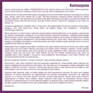 Elit İşcan Instagram - #SusmaBitsin #TacizVarSesÇıkar
