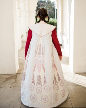 Elizabeth Hales Instagram - ✨May the Fourth Be With You, from a Galaxy Far Far Away 🌥
.
.
.
Seriously tho... one of the most beautiful pieces of art to wear is @margaritasews Bespin Cloak 
.
.
.
.
.
.
#starwars #maythe4thbewithyou #starwarsday #bespin #cloudcity #starwarsepisode5 #empirestrikesback #georgelucas #maythe4th #ootd #may4th #costumer #bespinleia #bespingown #embroidery #brandlibrary #leia #bespinleia