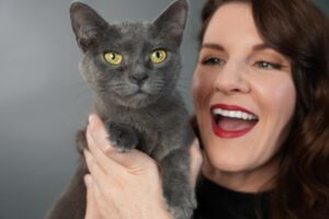 Elizabeth Hales Instagram - 🐈‍⬛ National Cat Day 🐈 
Mia was agreeable to have her picture taken... again.  Ollie, not so much. 👉👉
.
.
.
.
.
.
.
.
.
#nationalcatday #cats_of_instagram #catsofig #catlover #catlife #adoptdontshop #adoptacat #tnr