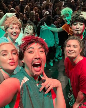 Elizabeth Ho Instagram - I steal…

- backstage antics
- leave your phone back stage, I will haunt it
- greyfriar’s Bobby
- my fav illustration of Bobby
- Edinburgh books
- preshow
- post show
- 5 ⭐️ from guardian
- Courtney the cat helping us rehearse for bbc radio
- our favorite toddler thief