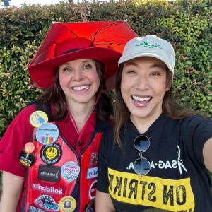 Elizabeth Ho Instagram - This is what solidarity looks like ❤️✊😭 #sagaftrastrong
