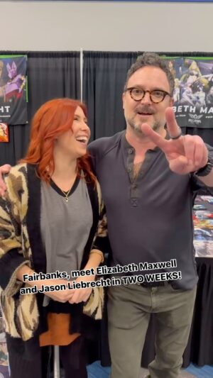 Elizabeth Maxwell Instagram - Fairbanks! Meet the amazing Elizabeth Maxwell and Jason Liebrecht in just 11 days!! 🤩 Get your tickets now and meet them at the Carlson Center!

Alaska Comicon is February 3-4, 2024 at the Carlson Center in Fairbanks, Alaska!
TICKETS >> alaskacomicon.com
#alaskacomicon #elizabethmaxwell #jasonliebrecht