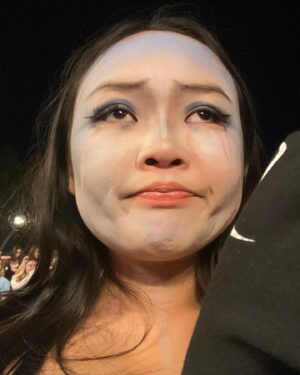 Ella Jay Basco Instagram - did indeed cry at your show with the teenagers😭 the holy trinity slayed🖤🦷boogenius 5ever