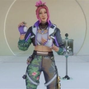 Elle Newlands Instagram - I’m only just seeing this event skin now but I must have those wee flowery trousers! I’m going to need this whole shebang for regular, real life daily wear please and thank yooouu 🙌🏻 @postmalone @playapex merchandising when 🥹