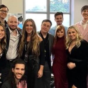 Elle Newlands Instagram - You guys, I got some official Champs photos and 😭🥰🥹 (I was sooooo nervous, my shoulders were at my ears) ….. as a game VA, this was my equivalent of Oscar night - except we dress more casually in Esports 😆 I am still blown away by everyone’s kindness and I will never stop talking about it (so don’t even try to shut me up)🤣 huge thank you to @shahinpdx and @joebradyphoto & @followdunc for the epic photos, @wethepeople1_tv for the awesome interview (and tissues) the amazing casters and everyone who I met across the weekend for the memories.. I’m not crying… oh wait 🙃🫶🏻 

if you were there, shout out below 👇🏼 🙌🏻

#aoexlegends 
#apexlegendscommunity 
#apex
#apexlegendshorizon 
#algs