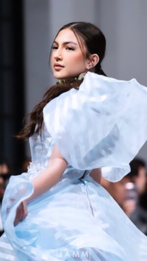 Elle Paris Legaspi Instagram - New York Fashion Week @thebureaufashionweek
Dress: @carmelodesignsbycarlandrada 
Earings: @craftvictorias