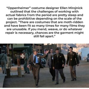 Ellen Mirojnick Instagram - Thank you @indiewire!! Where Do All Those WW11 Costumes Come From ? A great group of designers weigh in …..Link in bio.  @annavilppunen @justineseymourcostumedesign @andrea.flesch @traycegigifield  # costumedesign1940’s