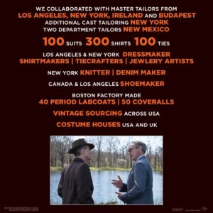 Ellen Mirojnick Instagram - 🧡CostumeDesign. 🧡The Numbers🧡. @oppenheimermovie 🧡