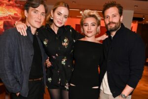 Ellen Mirojnick Instagram - #london🇬🇧 fun night @bafta and @oppenheimermovie with #cillianmurphy #emilyblunt @florencepugh @jamiedornan and the WomenofOppenheimer @jenlame1 @jamieleigh.hair #luisaabel & me