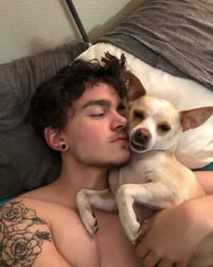 Elliot Fletcher Instagram - happy wednesday from me and my son!