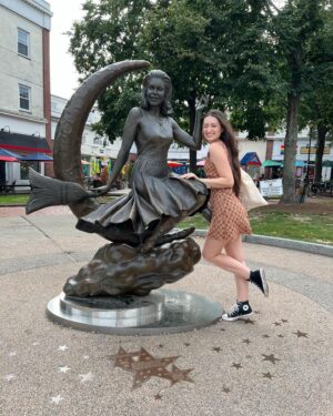 Elliot Fletcher Instagram - real life hocus pocus in salem with my witchy woman 🖤🐈‍⬛🕯🌙