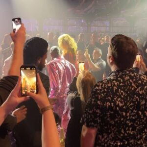 Elliott with 2 Ts Instagram - Had the BEST weekend spending time with my new darling friend @dominic_mua from @glowupbbc an absolute sweetheart!!! As well as getting the vip treatment seeing the ONE and ONLY @kylieminogue at @voltairelv thank you so much @manonsavary and @marczaffuto for an unforgettable night!!!! Absolutely love you both!!!! #kylie #glowup #vegas #vegasnights #vegasqueen #living #love