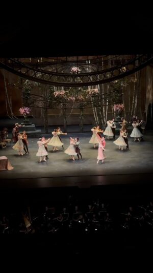 Elona Ndrecaj Instagram - An enchanting evening at the Metropolitan Opera House watching a breathtaking ballet performance. The grace, the artistry, and the grandeur of the venue made it an unforgettable night. 🎭✨ #Ballet #MetOperaHouse #newyork