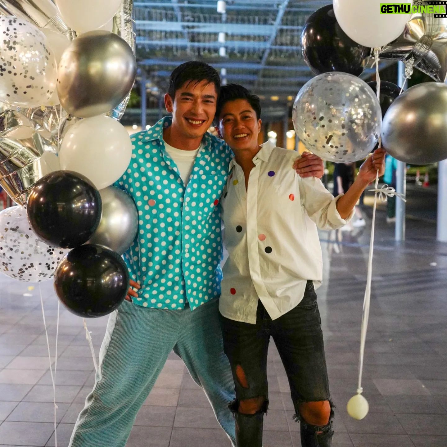 Elvin Ng - 10.5K Likes - It's her #40th so she said wear polka dots everybody wear #polkadots!!! One of the sweetest, kindest and most nurturing souls ever, here's wishing you as many happy and sweet moments as the number of dots you cannot count tonight!!! 🔴⚪🔵🟡🟢 #polkadotparty #happybirthday @sheila_sim