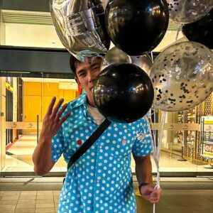 Elvin Ng Instagram - It's her #40th so she said wear polka dots everybody wear #polkadots!!! One of the sweetest, kindest and most nurturing souls ever, here's wishing you as many happy and sweet moments as the number of dots you cannot count tonight!!! 🔴⚪🔵🟡🟢 #polkadotparty #happybirthday @sheila_sim