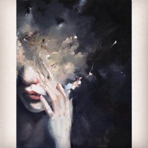 Elyse Levesque Instagram - Fini 👩🏻‍🎨 ~

My take on a piece by Henrik Aa. Uldalen 

#isolationcreation #imadeathing #oiloncanvas #painting