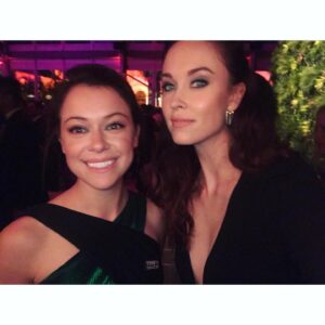 Elyse Levesque Instagram - Happy Blobday to you my blobby!!! @tatianamaslany 🤍#subhumans4life