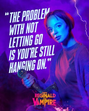 Em Haine Instagram - Turns out “just friends” is easier said than done 🙃 Don’t miss a new episode of #ReginaldTheVampire, Wednesday 10/9c on @syfy