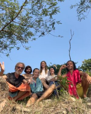 Em Haine Instagram - Today marks one month of living in an ashram at the foothills of the Himalayas, next to the holy Ganga river. 
One month of sobriety. One month of yoga everyday following the moon cycle. One month of ritual chanting before sunrise, before every meal and after sunset. One month of cleansing, satkarma. One month of pranayama. One month of purifying tears flowing as mightily as the Ganga during monsoon season. One month of laughing with beautiful souls. One month of karma yoga- selfless service. One month of working with the land. One month of homemade vegetarian dals, paneer, curries, rotis and papayas. One healing ritual. One 101 degree fever. One bazzzillion itchy bug bites and counting. One heavy dose of moon magic, spiritual knowledge and ancient wisdoms. One new found perspective on discipline, self sufficiency and finding home inside of me. One eternal consciousness 💞🌚🧘🌞♾️